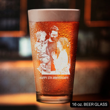 Custom Mom Portrait Glasses